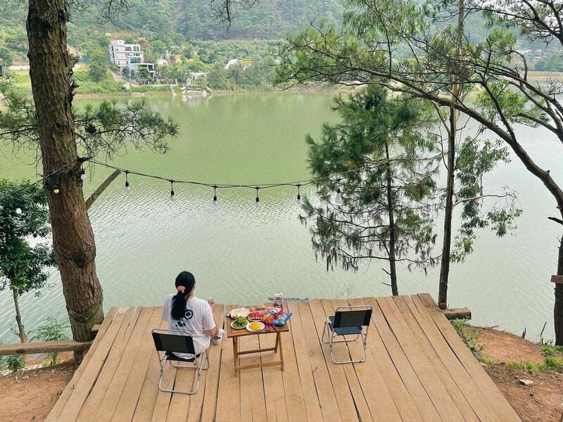 Hồ Đồng Đò Sóc Sơn xanh mướt đẹp mắt 